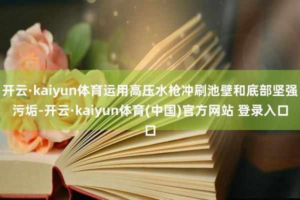 开云·kaiyun体育运用高压水枪冲刷池壁和底部坚强污垢-开云·kaiyun体育(中国)官方网站 登录入口